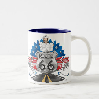 Route 66 Cowgirl Mug