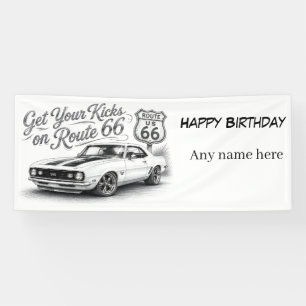 Route 66 Customisable Banner