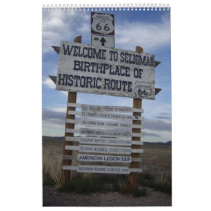 Route 66 - Date Starts When You Purchase It Calendar
