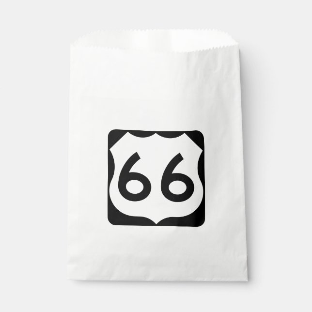Route 66 favour bags (Front)