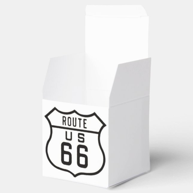 Route 66 favour box (Opened)