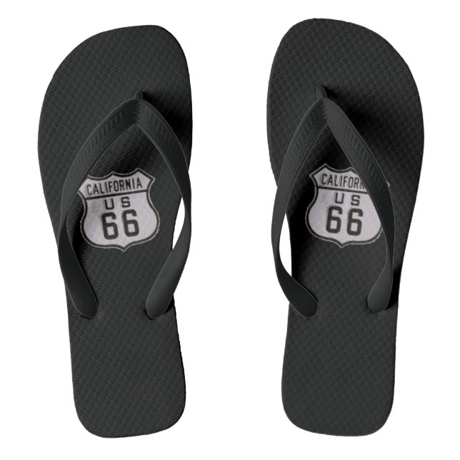 ROUTE 66 Flip-Flops (Asphalt) Flip Flops (Footbed)