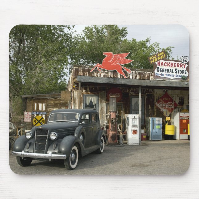 Route 66 General Store & Gas Station Mouse Mat (Front)
