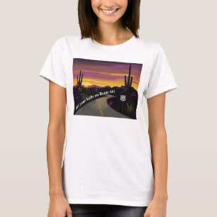 Route 66 Get Your Kicks Fitted T-Shirt