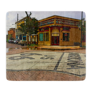 Route 66 Glass Cutting Board