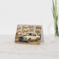 Route 66 Greeting Card