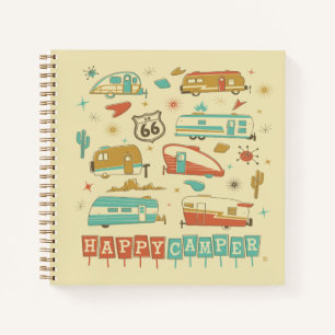Route 66 Happy Camper Notebook