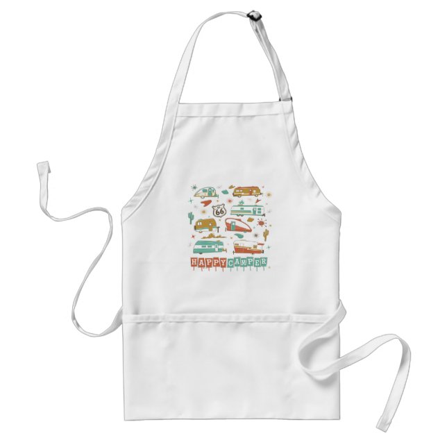 Route 66 Happy Camper Standard Apron (Front)