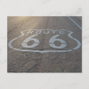 Route 66 Highway Postcard