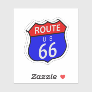 Route 66 Highway Sign