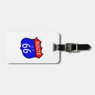 Route 66 Highway Sign Luggage Tag