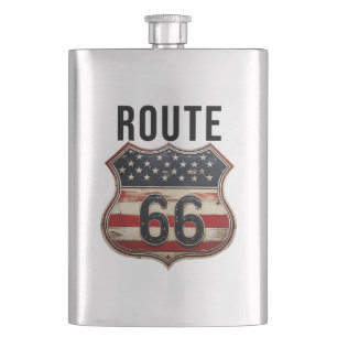 Route 66  hip flask