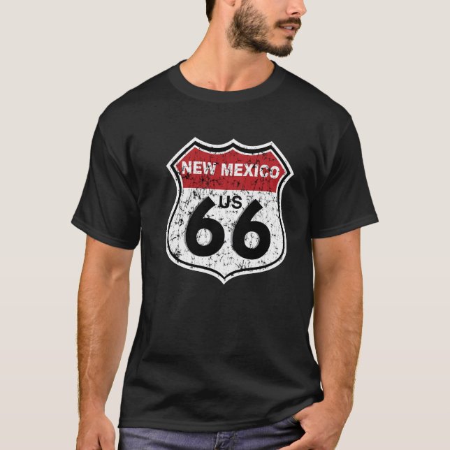 Route 66 Historic New Mexico Highway T-Shirt (Front)