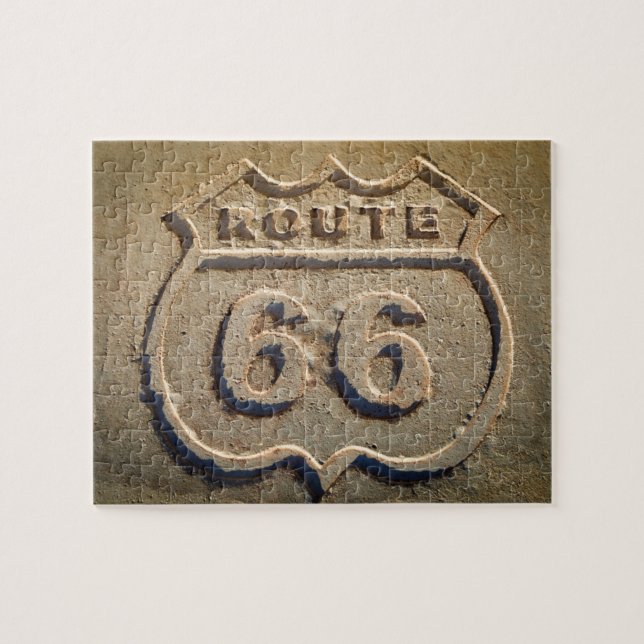 Route 66 historic sign, Arizona Jigsaw Puzzle (Horizontal)