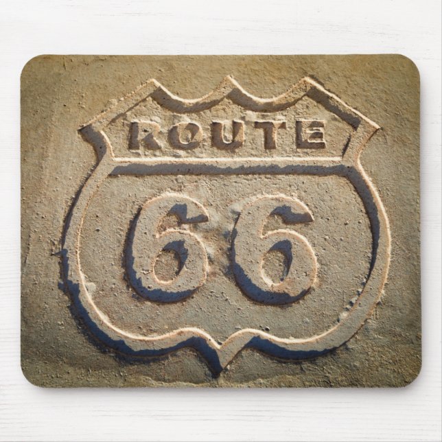 Route 66 historic sign, Arizona Mouse Mat (Front)