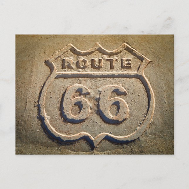 Route 66 historic sign, Arizona Postcard (Front)