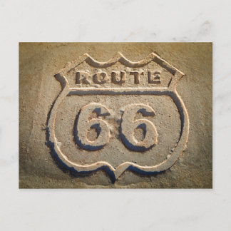 Route 66 historic sign, Arizona Postcard