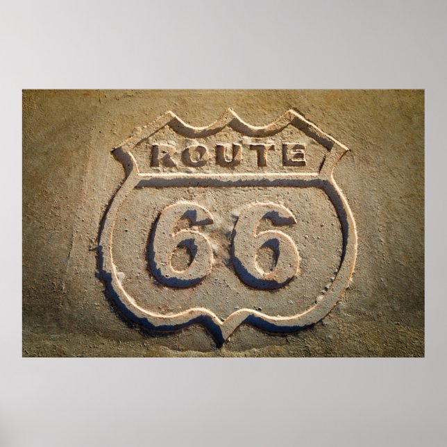 Route 66 historic sign, Arizona Poster (Front)