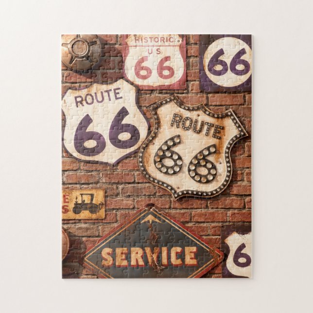 Route 66 Iconic travel Jigsaw Puzzle (Vertical)