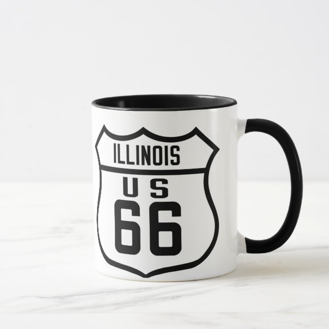 Route 66 - Illinois Mug (Right)