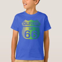 Route 66 in California tri-colour shirt