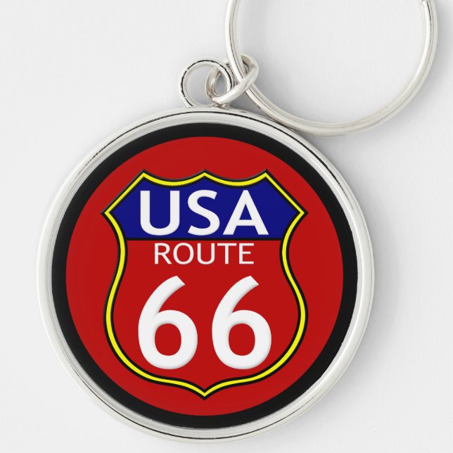 Route 66 Key Chain (Front)