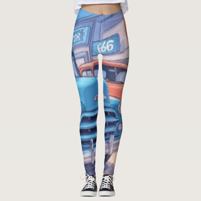ROUTE 66 LEGGINGS (Front)