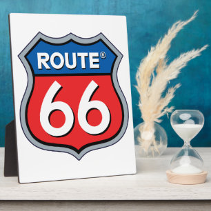 Route 66 Logo Plaque