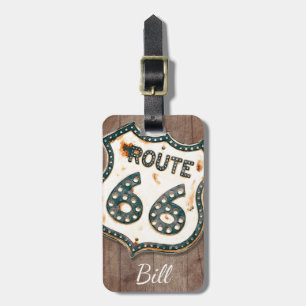 Route 66 luggage tag