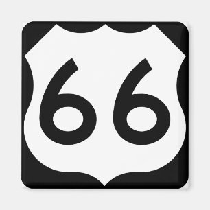 Route 66 magnet