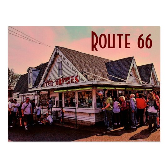 Route 66 (Missouri) Postcard
