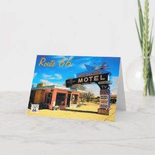 Route 66 Motel Card