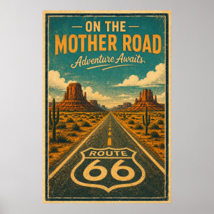 Route 66 Mother Road Adventure Wall Art