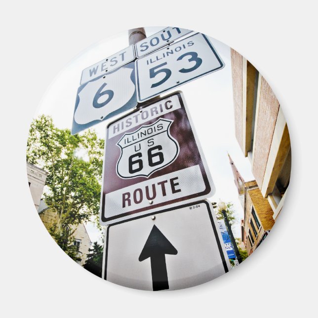 Route 66 Mother Road Magnet (Front)