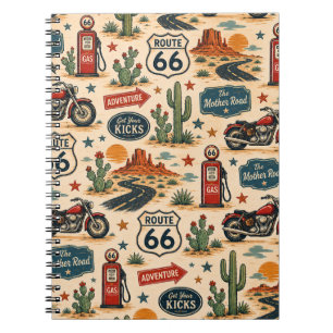 Route 66 Motorcycle Travel Journal Americana
