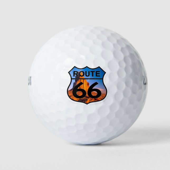 route 66 mountain golf balls (Front)