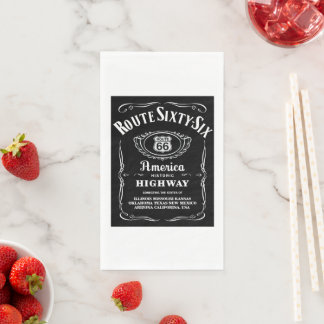 Route 66 napkin