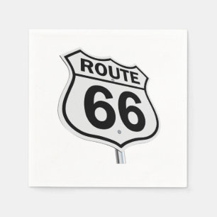 Route 66 napkin