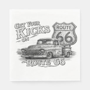 Route 66 Napkins