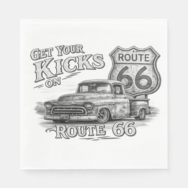 Route 66 Napkins (Front)