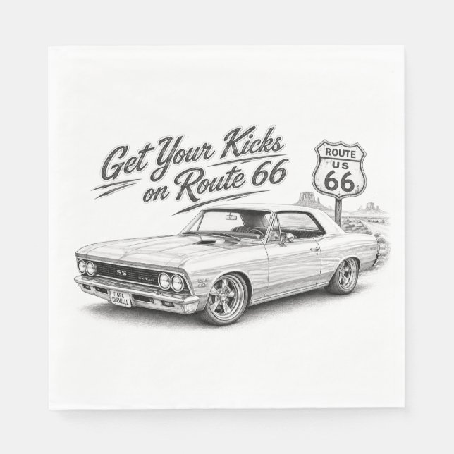 Route 66 Napkins (Front)