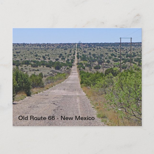 Route 66 near Tucumcari New Mexico Postcard (Front)