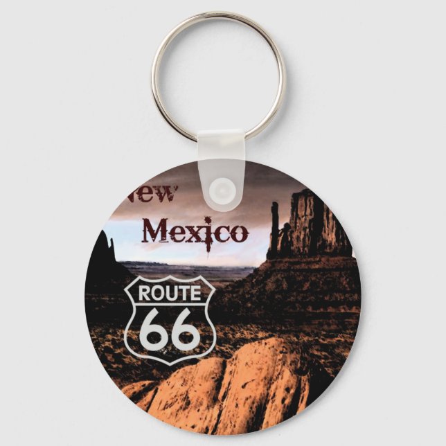 Route 66 new Mexico Key Ring (Front)