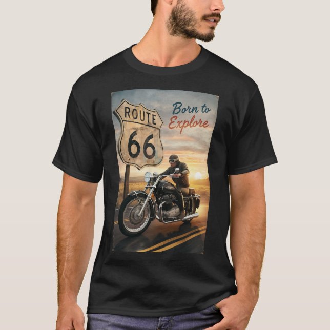 Route 66 Nostalgia T-Shirt (Front)
