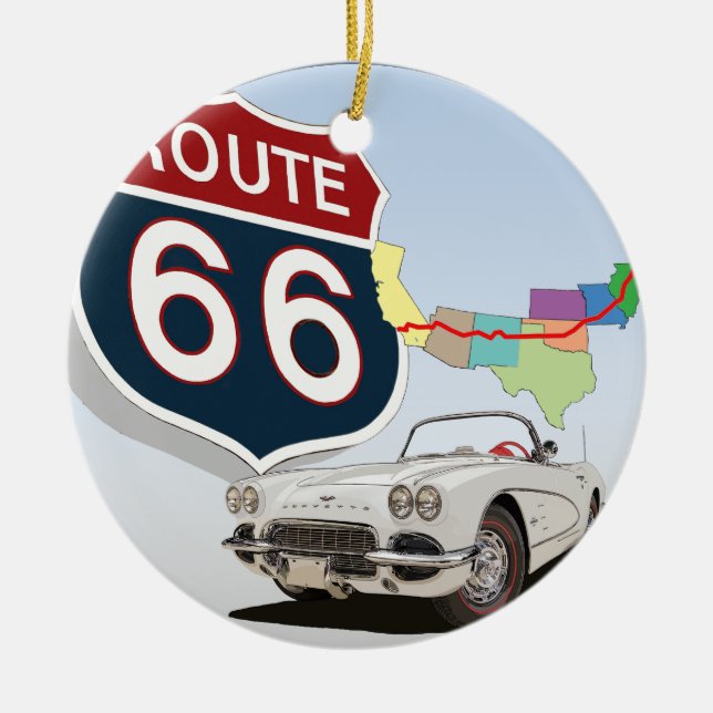 Route 66 ornament (Front)