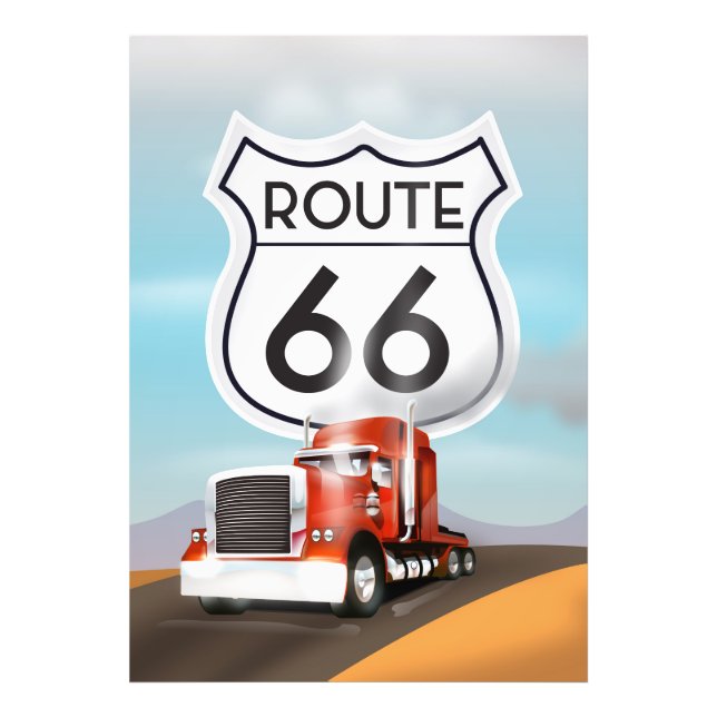 Route 66 photo print (Front)