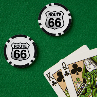 Route 66 poker chips