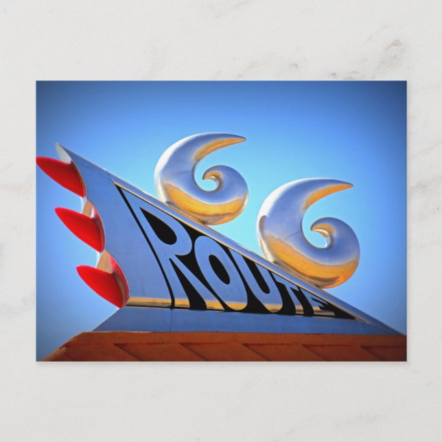 Route 66 Postcard (Front)