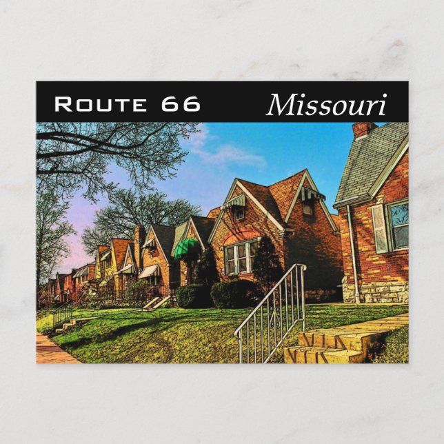 Route 66 Postcard (Front)