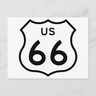 Route 66 postcard